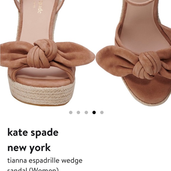 Kate Spade wedge sandal/size 9.5 / Tianna medium biscotti - Picture 10 of 11